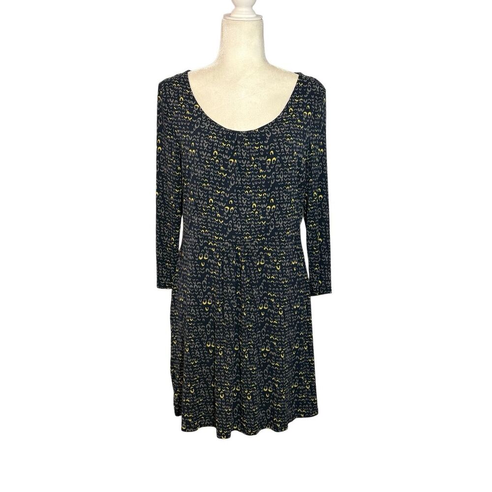 White Stuff Vesterbro Blue Dawn stretchy tunic dress - 10
